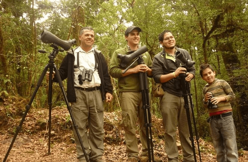 The original Fernández family in the field